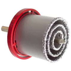   EXTOL 19600 körkivágó klt. volfrám; (33-53-73mm) téglához, csempéhez, fúrógépbe fogható, hexagonális befogás