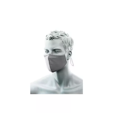 EXTOL 3385116 maszk, kétrétegű antimikrobiális orrnyereg borítással, 25db, heather szürke