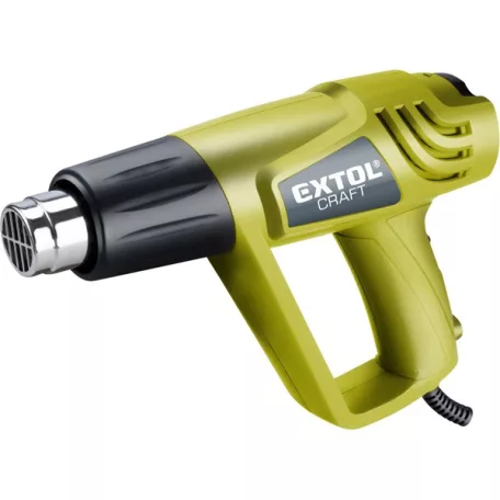 EXTOL 411013 hőlégfúvó, 2000W két fokozatú, 1000W/2000W; 350/550°C, 300/500 L/perc