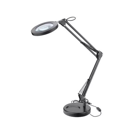 EXTOL nagyító LED lámpa, asztali, 7 W COB, 2400 Lm, 5× nagyítás; mechanikusan állítható rögzítés, USB töltőkábel