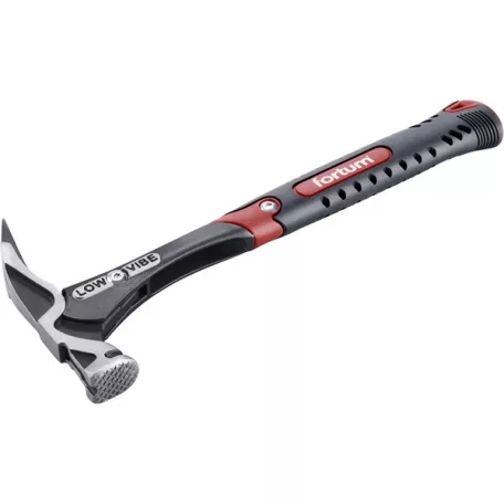 FORTUM 4751100 palázó kalapács kovácsolt, mágneses; LOW-VIBE vibráció csökkentő nyél, 680 g, két komponensű gumírozott/műanyag markolat