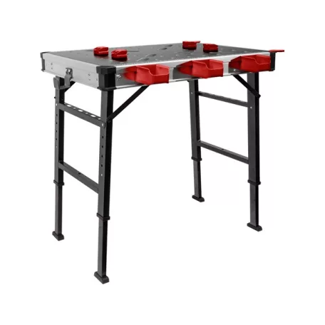 FORTUM multifunkciós munkapad, állítható, összecsukható; magasság: 735 - 885 mm 4759990