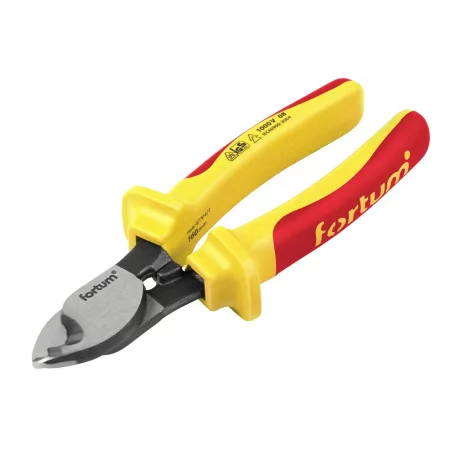 FORTUM 4770421 kábelvágó fogó 160mm szigetelt VDE 1000V, CV; FORTUM