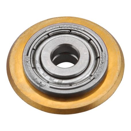 FORTUM vágókerék a 4770808, 4770810, 4770812 csempevágókhoz, titánium-volfrám-karbid, 22×6×6 mm, csapágyas 4770805