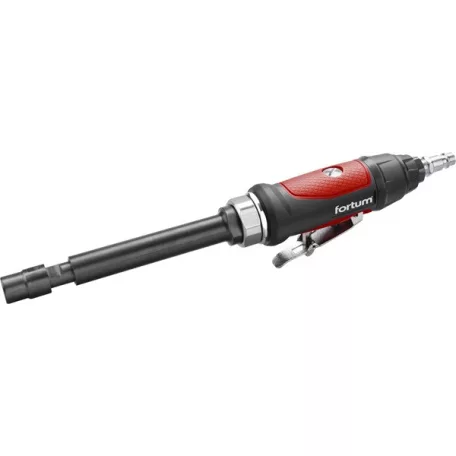 FORTUM 4795031 pneumatikus furatköszörű, 295 mm hossz.,1/4"; (6 és 3 mm befogás), 25.000 1/min, 127 l/min, 6,3 Bar, 1/4" csatl., 0,7 kg