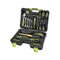  EXTOL CRAFT szerszámkészlet, 59db, 1/4" CV.; 10 dugófej(4-13mm), racsnis kar+fogók,csavarhúzók, imbuszkulcs,BIT-ek 6583