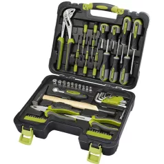   EXTOL 6599 szerszámkészlet, 57db, 1/4" CV.; 10 dugófej(4-13mm), racsnis kar+fogók,csavarhúzók,órás csavarhúzók, imbuszkulcs,BIT-ek