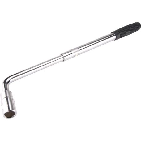 EXTOL kerékkulcs L-típusú, 1/2", 17mm és 19mm, CV, teleszkópos 350mm-530mm 6670