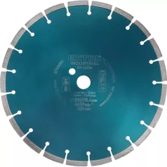   EXTOL INDUSTRIAL gyémántvágó BETON-ra, ipari korong, szegmenses; 300×25,4mm, száraz és vizes vágásra 8703081