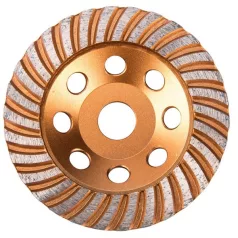   EXTOL gyémántcsiszoló korong; 125mm×22,2mm, Turbo/lamellás jellegű 8703102