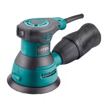 EXTOL INDUSTRIAL rotációs (excentrikus) csiszológép 350W, átmérő: 125mm, ford.:8000-12000 8794200