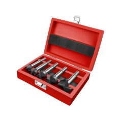   EXTOL 8802030 pánthelymaró klt., átm.:15-20-25-30-35 mm, keményfém lapkás, befogás: 8 ill. 10 mm, hosszúság: 85mm, fa dobozban