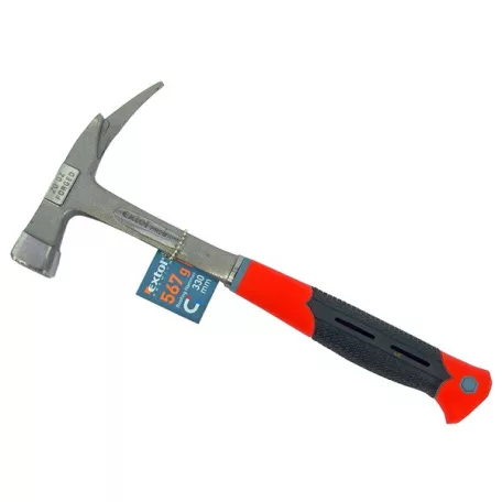 EXTOL 8811402 palázó kalapács kovácsolt, mágneses ; egy darabban kovácsolt nyéllel, 576g, két komponensű gumírozott/műanyag markolat