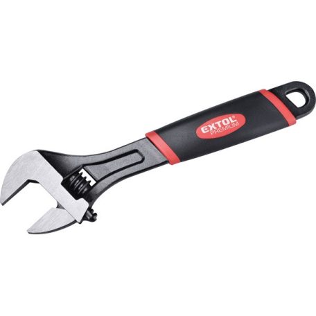 EXTOL állítható villáskulcs, 300 × 32 mm, kovácsolt, CrV., 12", nikkelezett 8816306