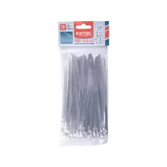   EXTOL kábelkötegelő 4,6×150mm 50 db, rozsdamentes acél 8856273