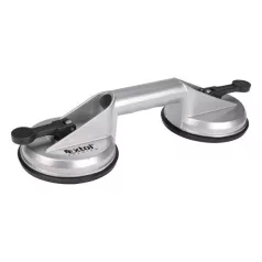   EXTOL 8863102 üvegemelő (vákuumos üvegfogó tappancs), kétfejes, max. 100kg teherbírás, átmérő: 118mm, ALU ötvözet