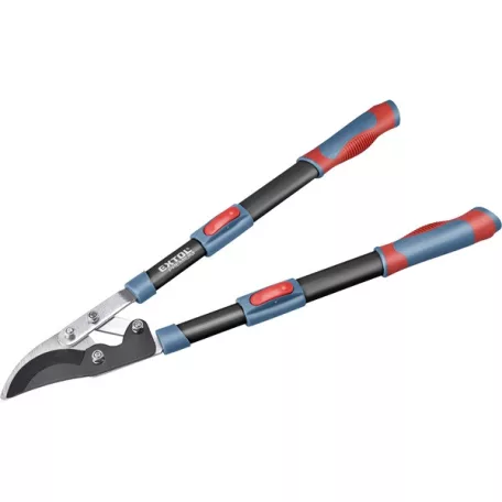 EXTOL 8873116 ágvágó olló; mellévágó, tapadásmentes él, max.45mm vágás, teleszkópos ellipszis ALUnyél, gumírozott fogantyú, 670-940 mm