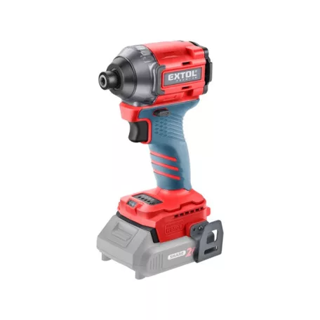 EXTOL PREMIUM akkus ütvecsavarozó, Share20V, szénkefementes, 1/4" hatszög, Li-ion, 230 Nm, AKKU és TÖLTŐ NÉLKÜL! 8891815