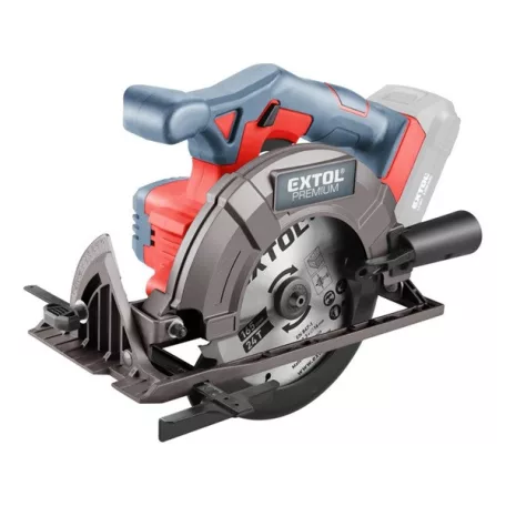 EXTOL 8891823 akkus körfűrészgép, Share20V, 20V, Li-ion, 0-3650 ford/perc, 165 mm tárcsa, TÖLTŐ és AKKU NÉLKÜL