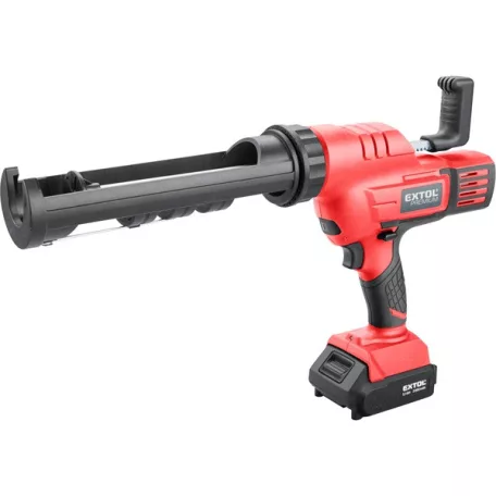 EXTOL akkus kinyomópisztoly gép, Share20V, 20V, Li-ion, 1db akku, 1db töltő, 2000 mAh, 300 ml 8891864