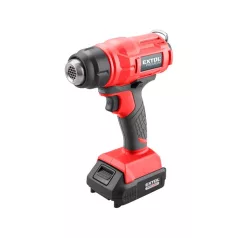   EXTOL akkus hőlégfúvó gép, Share20V, 20V, Li-ion, 1db akku, 1db töltő, 2000 mAh 8891866