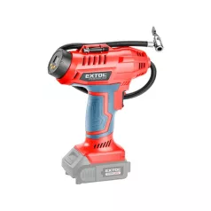   EXTOL akkus légkompresszor, Share20V, 20V, Li-ion, AKKU és TÖLTŐ NÉLKÜL!, akku és töltő külön rendelhető 8891875