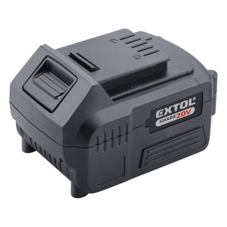 EXTOL 8891882 tartalék akku 20V, Li-ion, 4000mAh, a 8891800, 8891802, 8891804, 8891818, 8891820, 8891840, 8891842 gépekhez