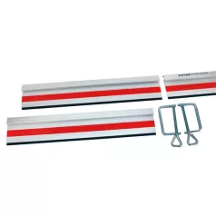   EXTOL 8893022B vezetősín klt., 3 db (3×42cm)+ lefogató kampó 2 db, hosszú, egyenes vágáshoz, a 8893022 mini körfűrészhez