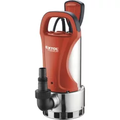   EXTOL 8895009 szennyvíz búvárszivattyú, úszókapcsolóval, 1100W, INOX ház, szállító teljesítmény: 18,5m3/h, max. száll.8m