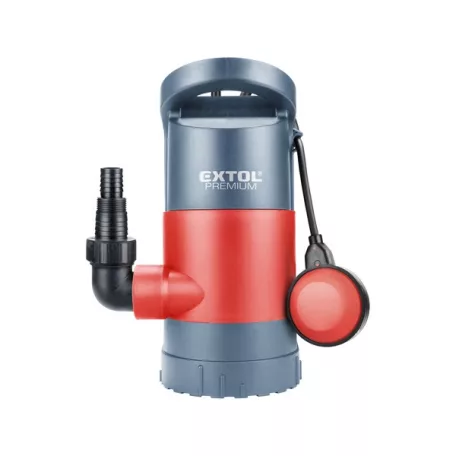 EXTOL szennyvíz búvárszivattyú, talp magasság 3 méretben állítható, 900 W, szállító teljesítmény: 13m3/h, max. száll. 9 m 8895013