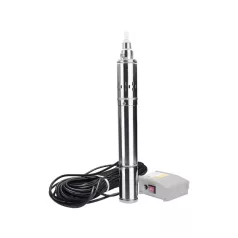   EXTOL 8895063 mélykúti csőszivattyú, 1350W, 4", 1,9m3/h, max. száll. 148m, leadott telj. 820W