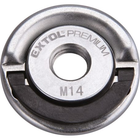 EXTOL gyorsszorítóanya sarokcsiszolóhoz; M14, max. 1000 W teljesítményig 8898050