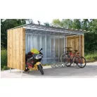 Kerékpártároló tető Manutan, alapkivitel