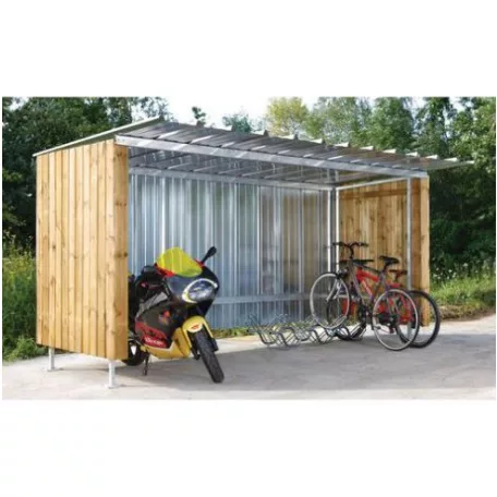 Kerékpártároló tető Manutan, alapkivitel