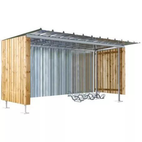 Kerékpártároló tető Manutan, alapkivitel