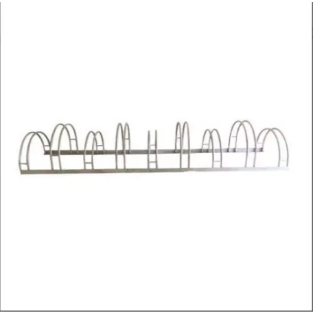 Louis kültéri fali kerékpárállvány, 9 kerékpárra