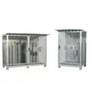 Szekrény, gázpalackra 24 palackhoz