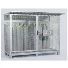 Szekrény, gázpalackra 48 palackhoz