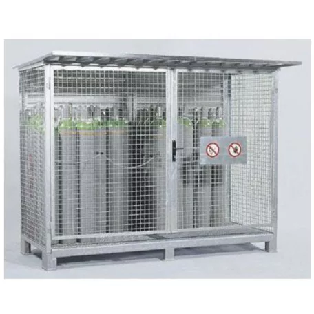 Szekrény, gázpalackra 48 palackhoz