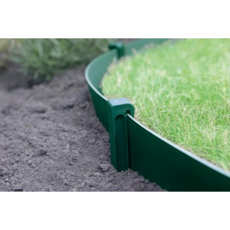 Ágyásszegély - Etik rugalmas műanyag Zöld 15 cm x10 m