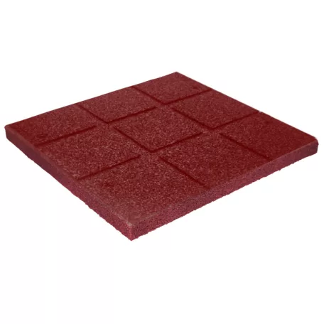 Reflex Grid gumi járólap, 3x40x40, vörös