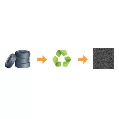 Reflex Grid gumi járólap, 3x40x40, szürke