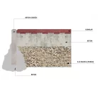 Gumilap esésVédő ReFlex - 8x50x50 cm zöld