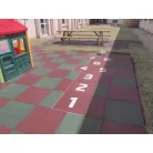 Gumilap esésVédő ReFlex - 8x50x50 cm zöld