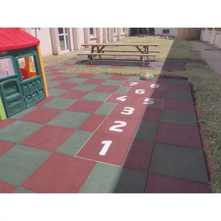 Gumilap esésVédő ReFlex - 8x50x50 cm zöld