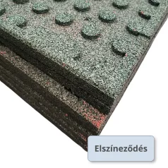   MÁSODOSZTÁLYÚ ReFlex Playzone45 esésvédő gumilap - 4,5x50x50 cm zöld