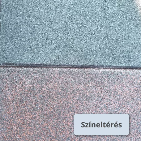 MÁSODOSZTÁLYÚ - ReFlex Playzone45 esésvédő gumilap - 4,5x50x50 cm fekete