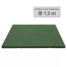 MÁSODOSZTÁLYÚ ReFlex Playzone45 esésvédő gumilap - 4,5x100x100 cm zöld 