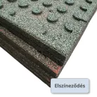 MÁSODOSZTÁLYÚ ReFlex Playzone45 esésvédő gumilap - 4,5x100x100 cm zöld 