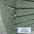 MÁSODOSZTÁLYÚ ReFlex Playzone45 esésvédő gumilap - 4,5x100x100 cm zöld 